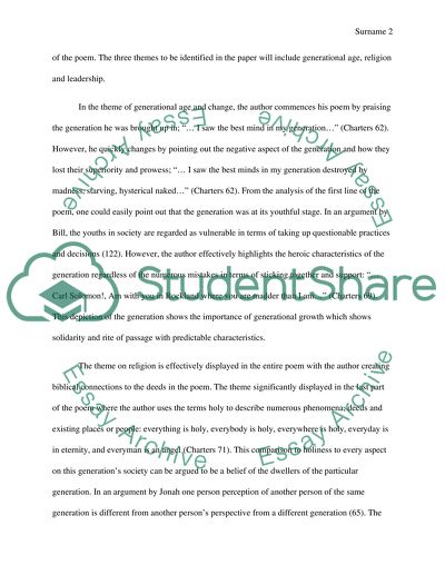 The best minds of a generation