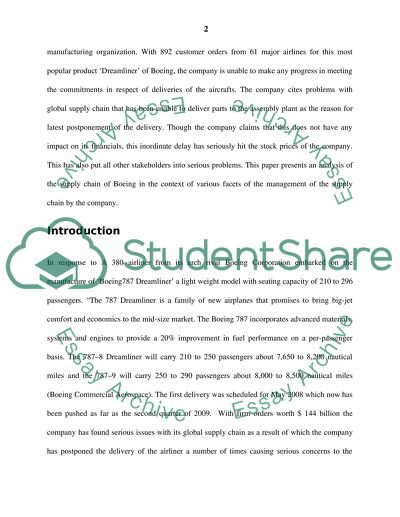 Boeing 787 essay sample essay image