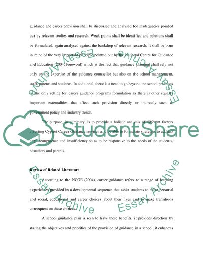 Careers Education System in Cyprus