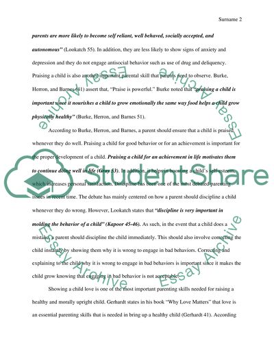 Parenting styles- authoriative Essay Example | Topics and ...