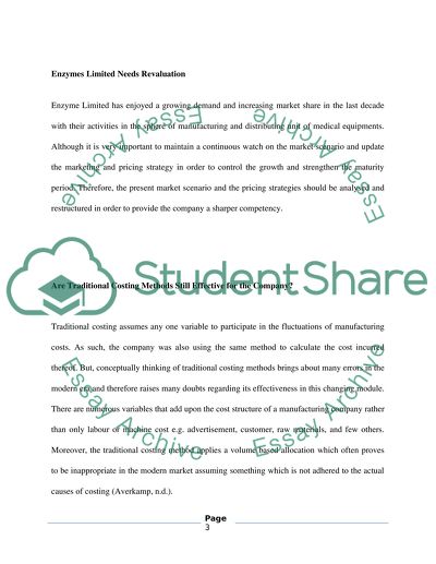 Enzymes Limited Needs Revaluation