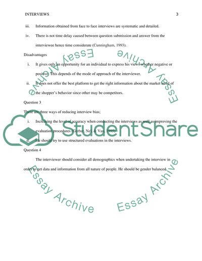 Structured Interview