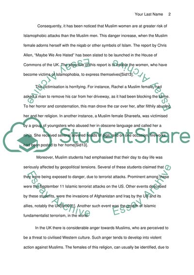 Islamophobia after 9/11 picture