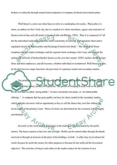 The US Stock Market and the New York Stock Exchange