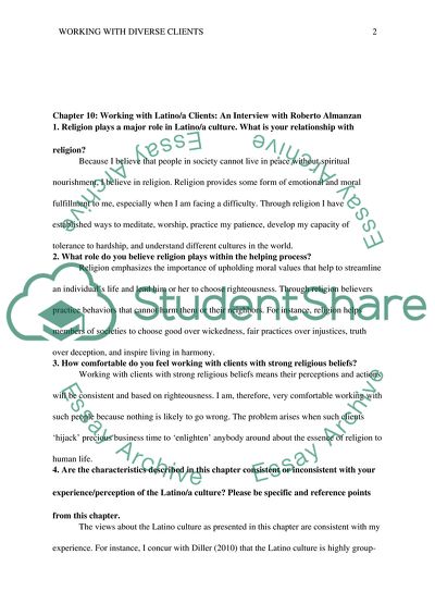 Working with Diverse Clients