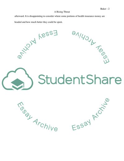 Rising Cost of Health Insurance