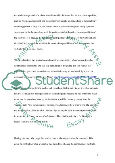 Compare / Contrast Social Issue found in Arthur Miller and Karl Marx / Ferdinand Tonnies