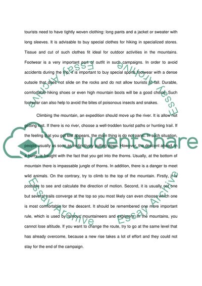 Presentation of the Speech