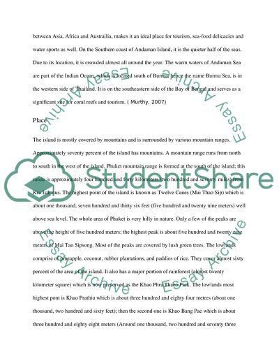 Phuket as Most Populated and Largest Island of Thailand