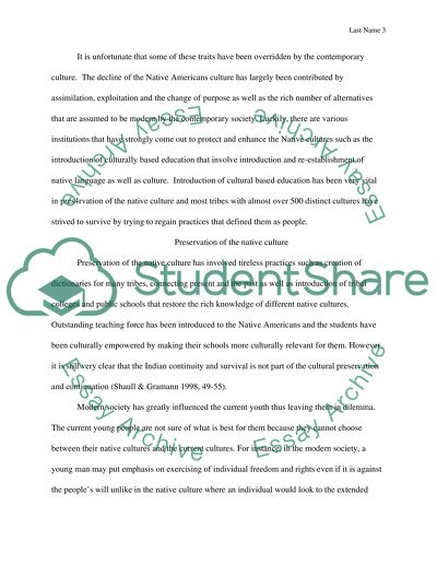 Religion And Science Essay American Indian Culture Studies Research Paper The Yellow Wallpaper Character Analysis Essay also Proposal Essay Example American Indian Culture Studies Research Paper Essay Thesis Statements For Persuasive Essays