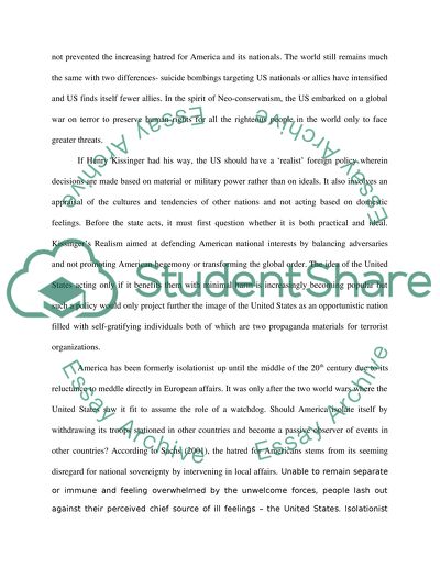 Deciding future US foreign policy