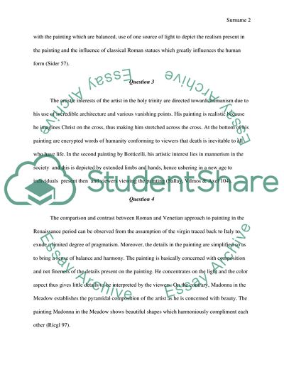 Giottos and Jan Van Eycks Art