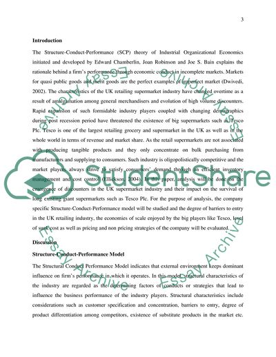 The Emergence of the Discounters and Their Impact on Tescos Survival
