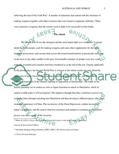 INTR1007 AUSTRALIA AND WORLD