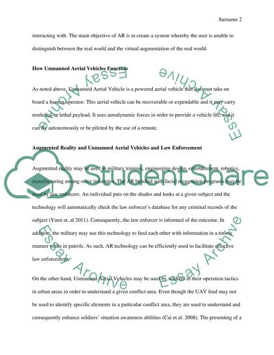 How will augmented reality (AR) and unmanned aerial vehicles (UAVs) function, and how might