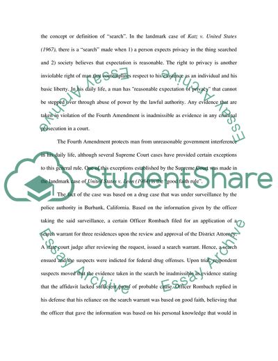 The Fourth Amendment