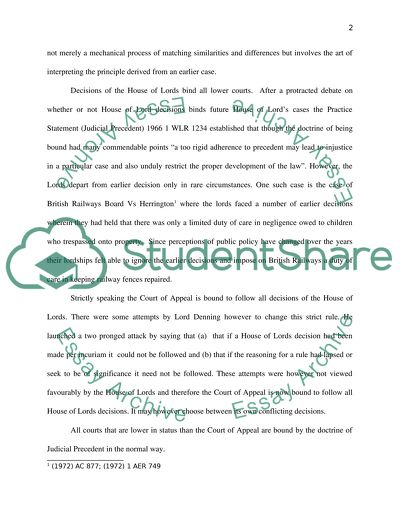 English Legal Systems