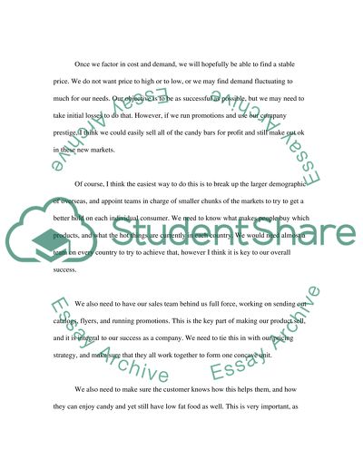 Developing A Marketing Plan for a New Product