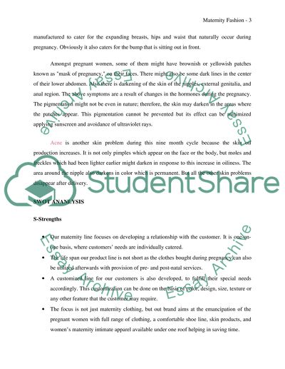 Final Project on Maternity Fashion