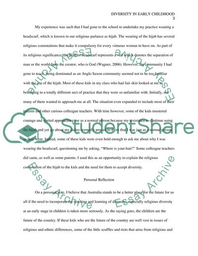 Religious Diversity in Early Childhood in Australia