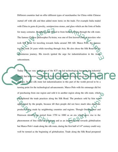 The Silk Road between India and China