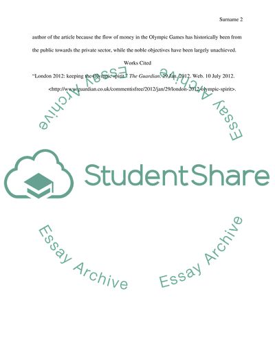 Few Important Facts about the Olympics