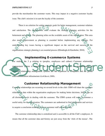 CLUB IT Business Issues