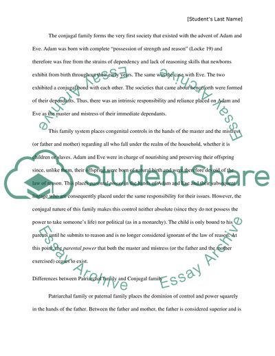 Analysis of John Lockes Second Treatise: Ch V and VII