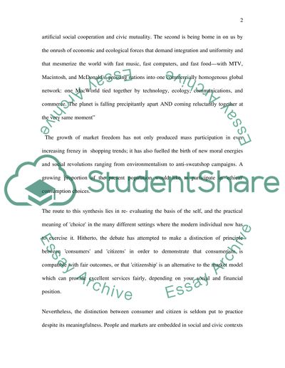 Psychological Effects of Consumption