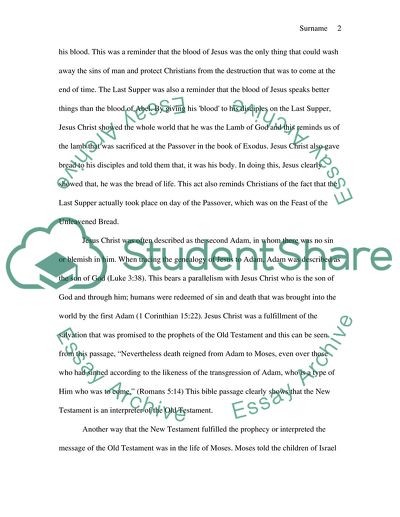 Old Testament and New Testament