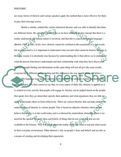 Rhetorical Journey through Time