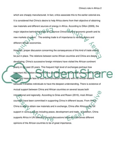 Economic and Political Situations in Africa and its Natural Resources