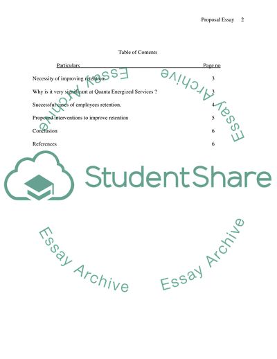 Incentive Program for Retention of Employees