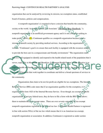 Organizational analysis