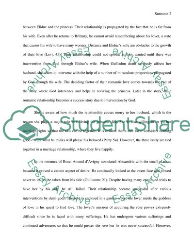 The Art of Court Love in Literature