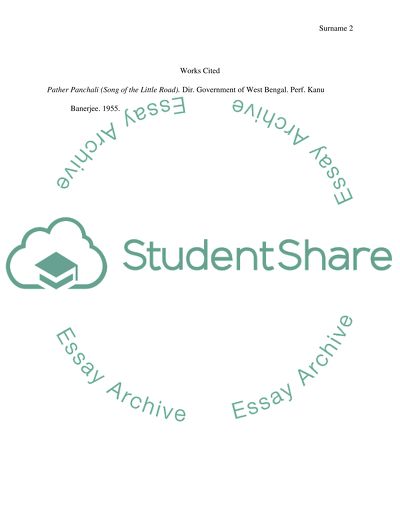 Pather Panchali (Song of the Little Road, 1955)