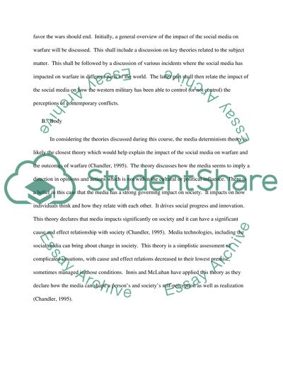 Rise of Social Media in the Ability of Western Military