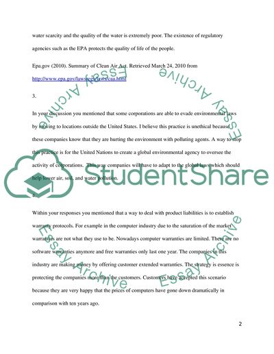 Week Two Discussion Questons and Participation Questions