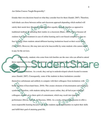Different Moral Rules to Assess the Efficiency of Online Teaching to the Distance Learners
