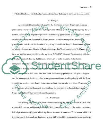 Securing the Border in Texas