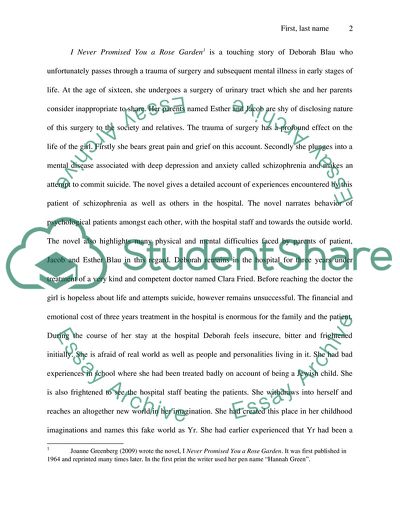 I Never Promised You A Rose Garden