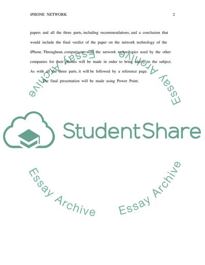 Research Paper on iPhone Network or Security