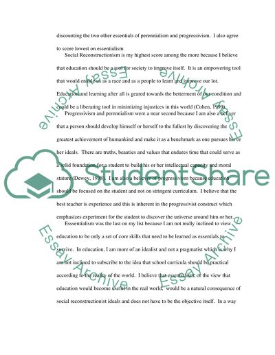 Decision Making: Developing Your Philosophy of Education