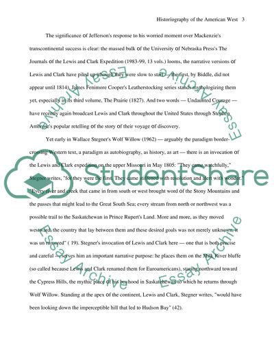 Historiography of the American West