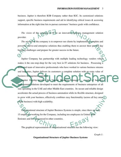 Information Systems Management