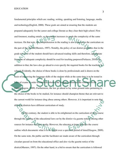 Strengthening the Effectiveness of Curriculum