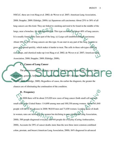 The Staging of Lung Cancer Using PET/CT