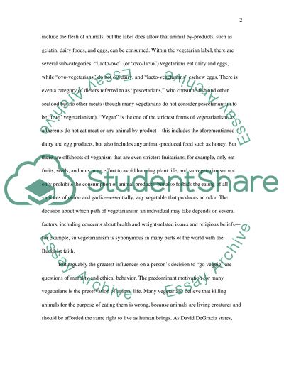 The Ethical Questions Surrounding Vegetarianism