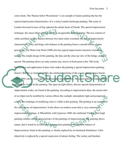 What did the Impressionists aim to do Discuss their subject matter and their distinctive painting method