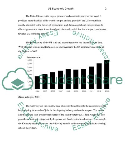 How land, labor, and capital were the building blocks of the US economy